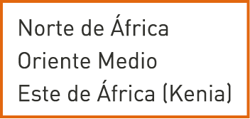 Norte de África Oriente Medio Este de África (Kenia)